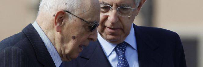 Napolitano: "Sarà Monti a fare chiarezza"