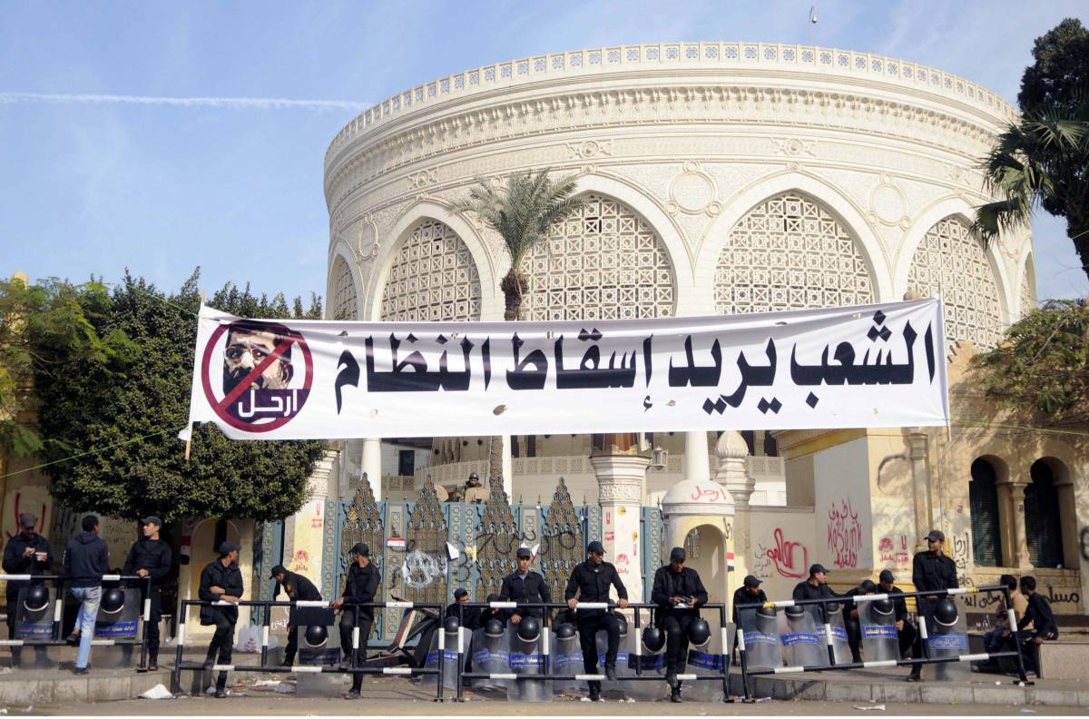 Proteste contro il presidente Morsi al Cairo