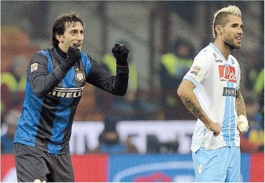 Inter con Guarin e Milito scacco matto in due mosse