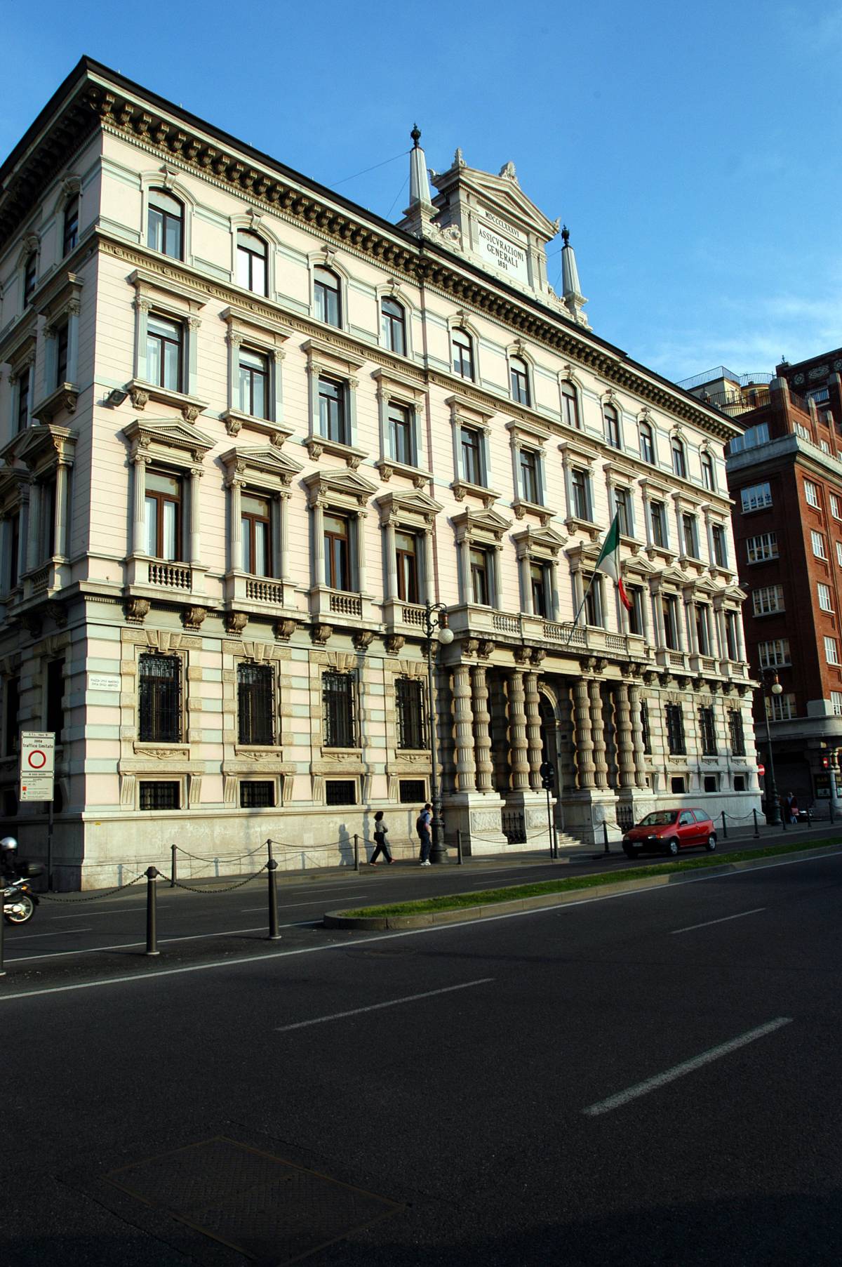 La sede centrale di Trieste alle Generali