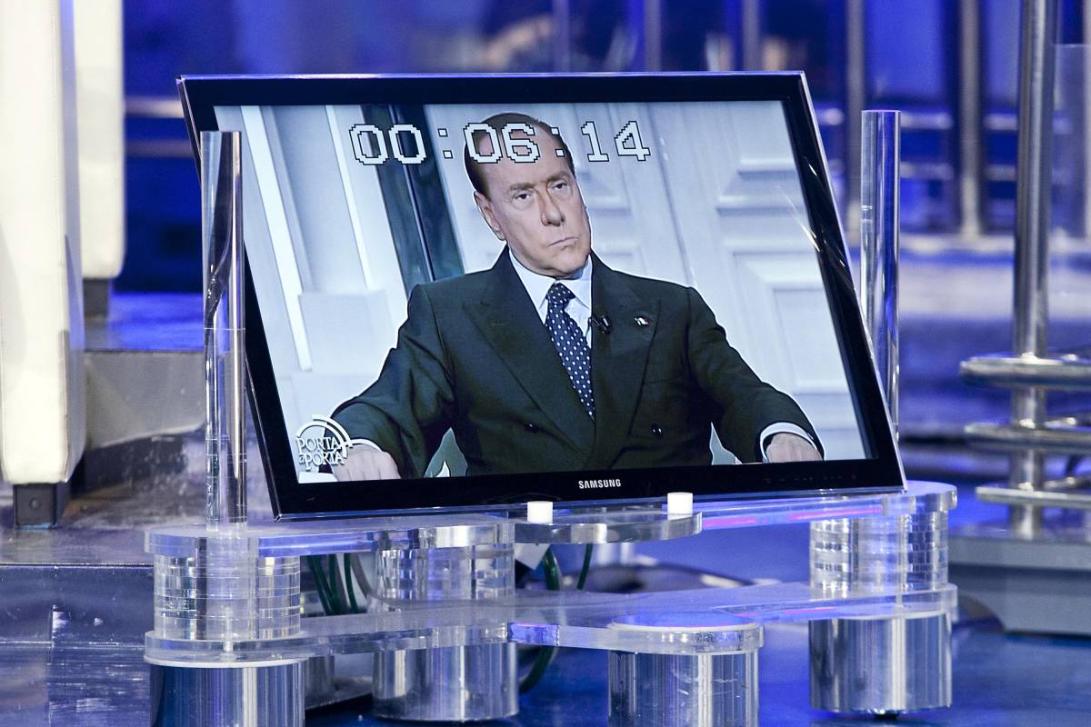 Silvio Berlusconi a Porta a Porta