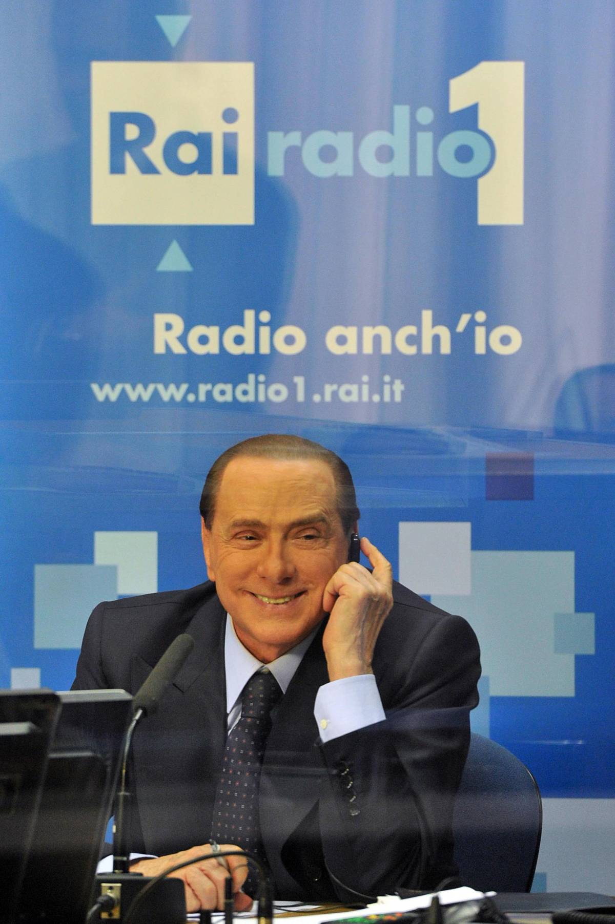 Silvio Berlusconi a Radio anch'io