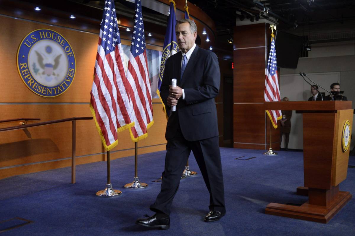 Lo speaker della Camera John Boehner