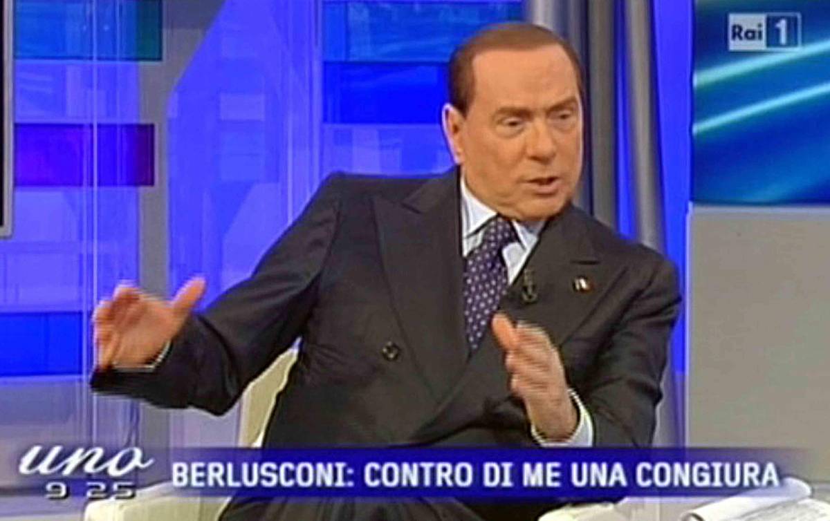 L'intervista a Silvio Berlusconi a Uno Mattina