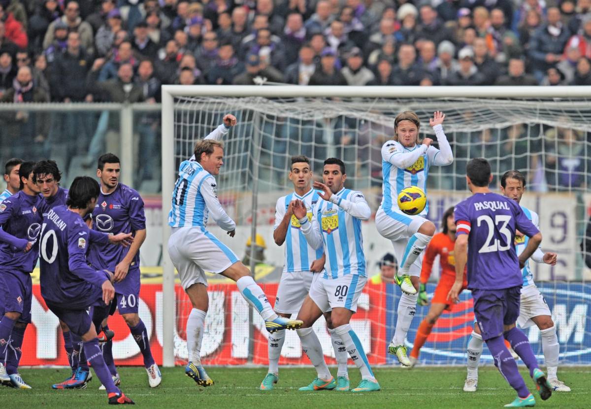 Sorpresa Pescara, la Fiorentina stecca la prima del 2013