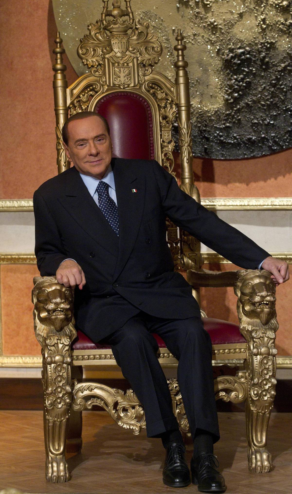 Silvio Berlusconi ospite di "Telecamere"