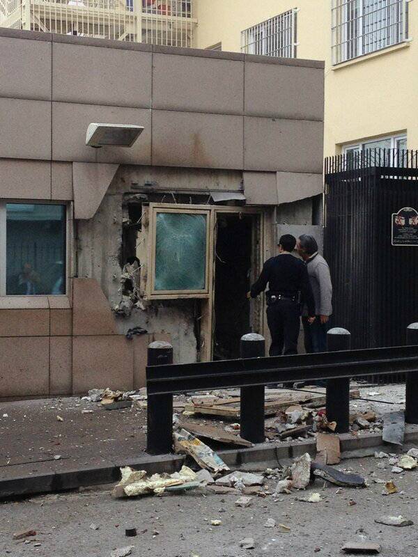 Ankara, esplosione davanti ambasciata Usa