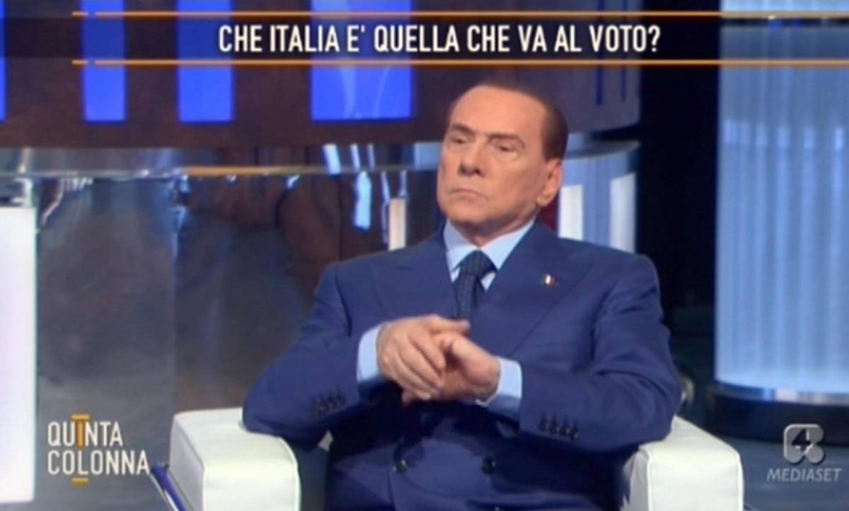 Berlusconi: "Abbiamo lasciato i conti a posto. Con i professori la recessione"