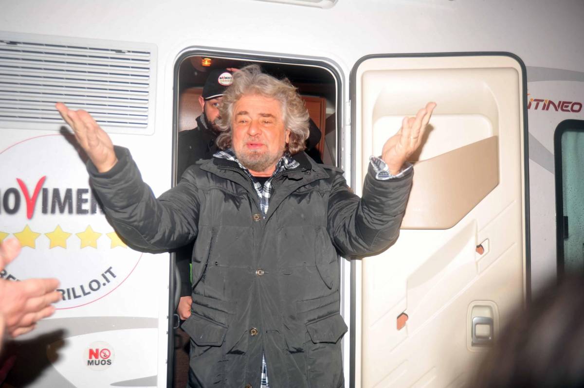 Il leader del Movimento 5 Stelle, Beppe Grillo