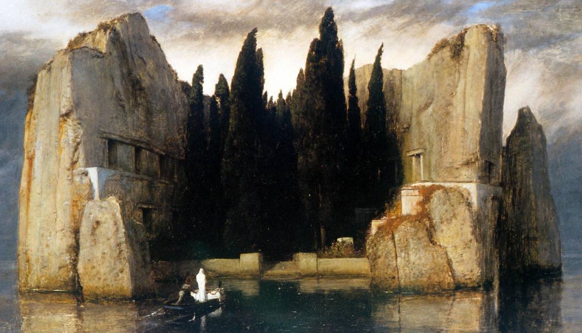 La terza versione dell'«Isola dei morti» dello svizzero Arnold Böcklin (1827-1901). Il quadro ebbe un proprietario molto particolare: Adolf Hitle