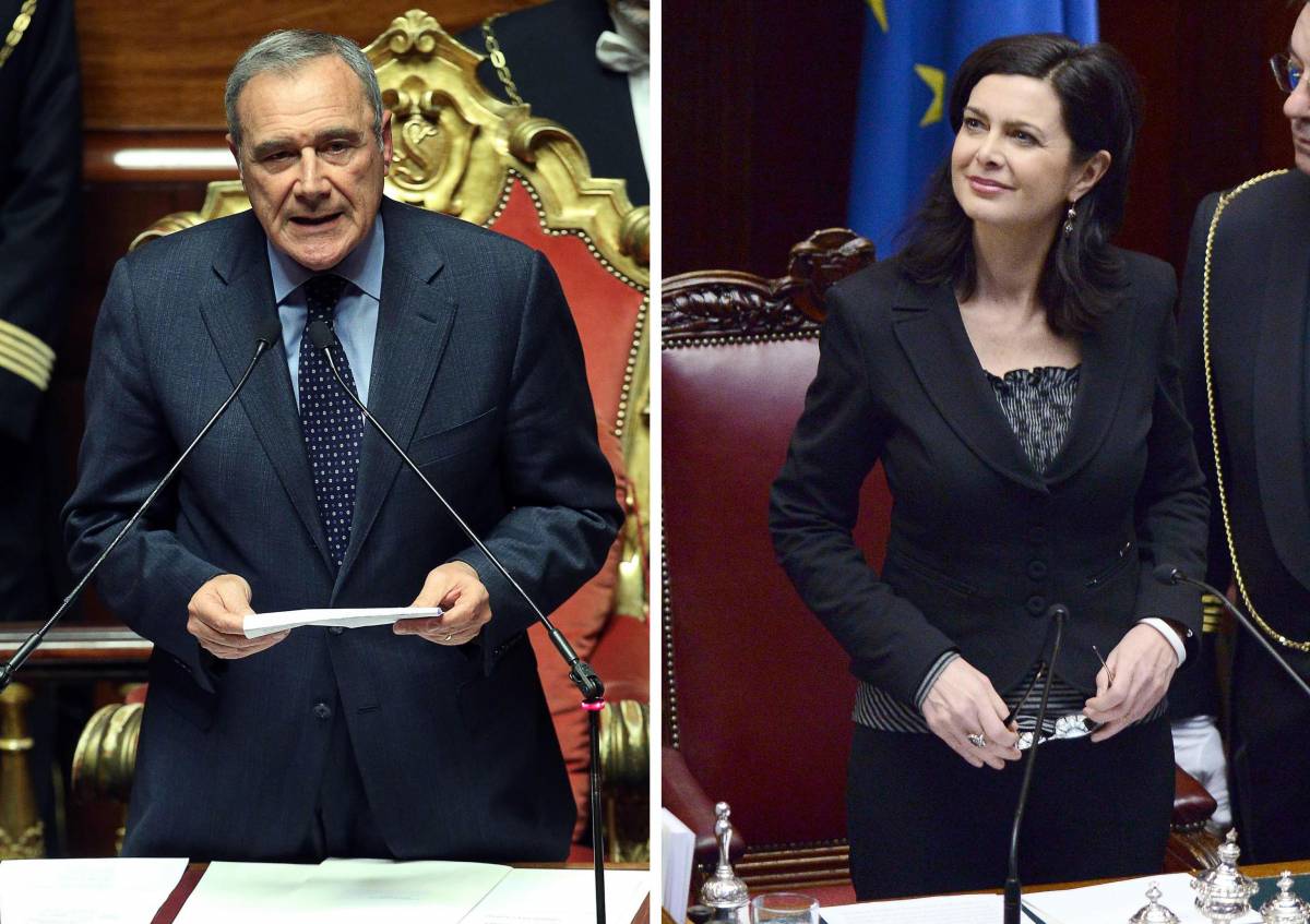 Senato, Pietro Grasso eletto presidente. Alla Camera vince la Boldrini