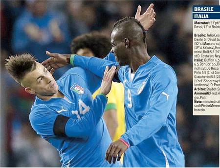 Capolavoro Balotelli, l'Italia non stecca