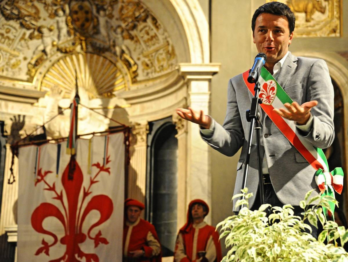 Il sindaco di Firenze Matteo Renzi partecipa al premio Donna