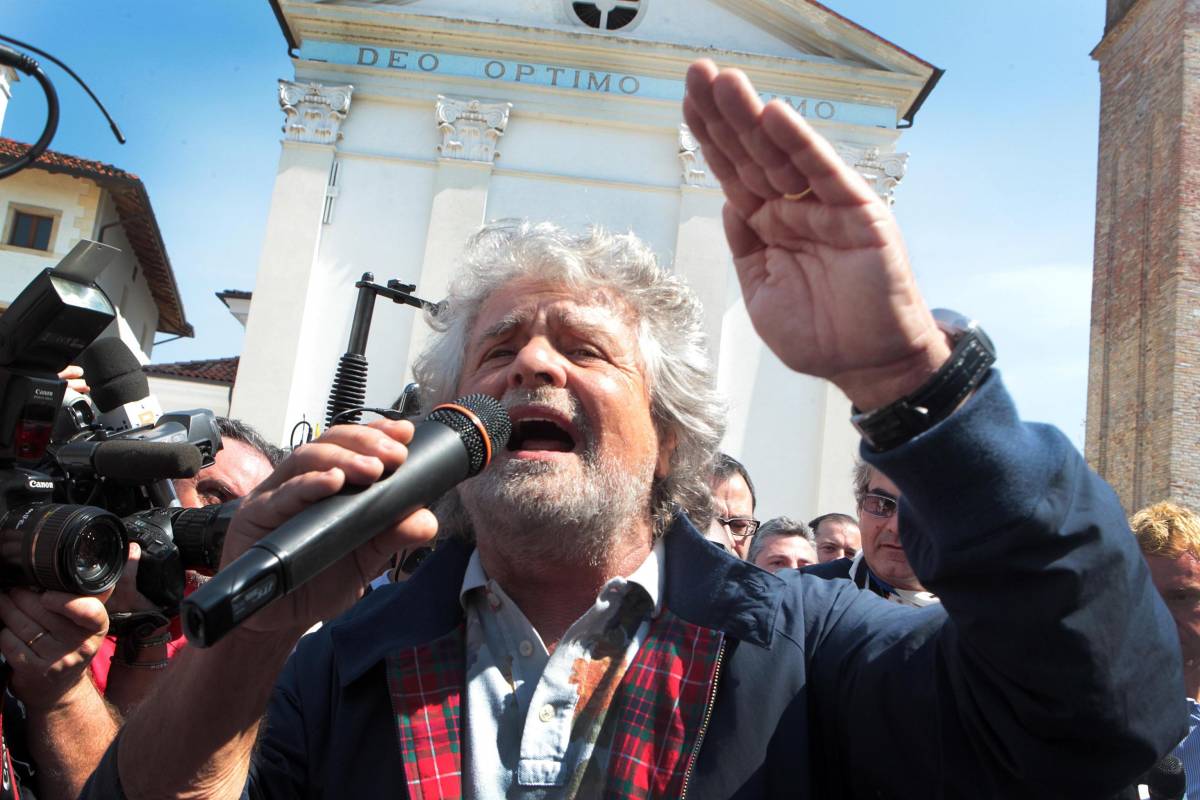 Il leader del M5S, Beppe Grillo
