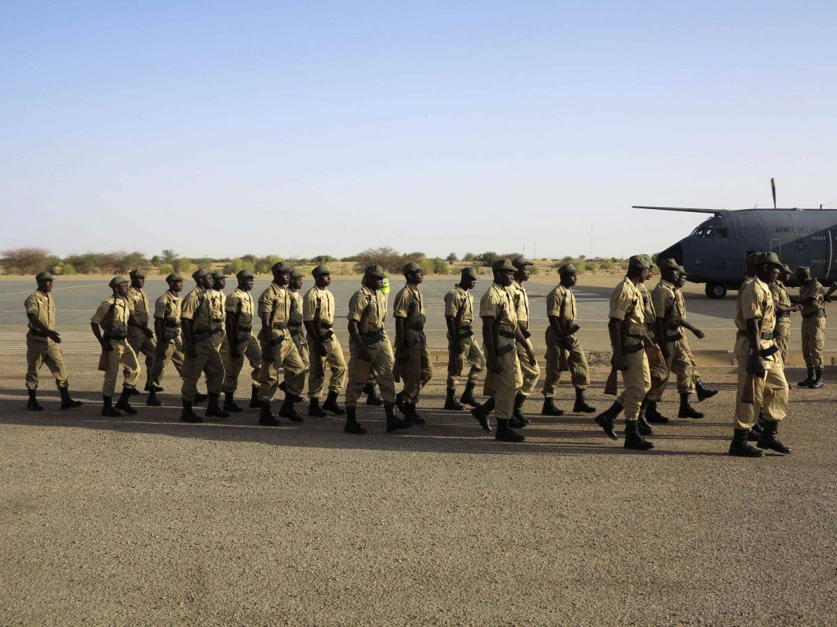 Soldati del Burkina Faso della International Support Mission in Mali (AFISMA)