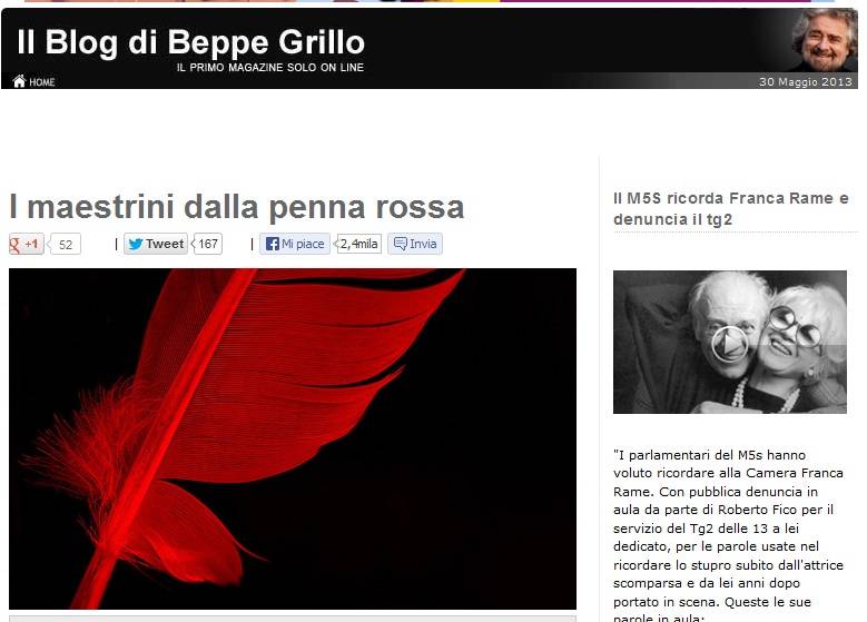I lettori del blog scaricano Grillo: "Un suicidio politico"