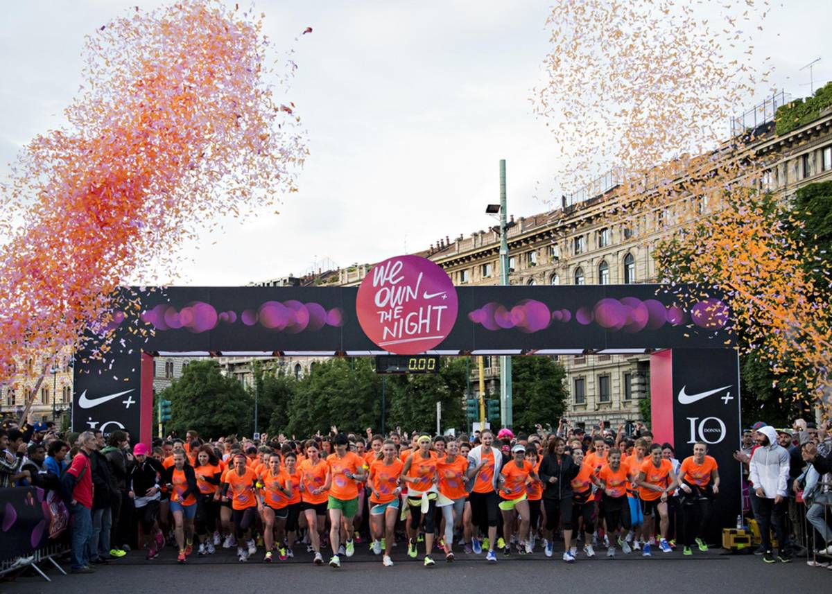 "Nikee We Own The Night", la corsa notturna di 10 km