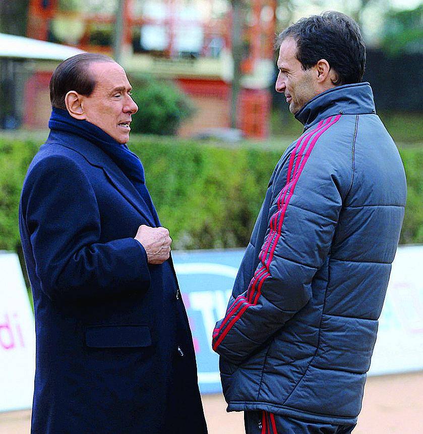 Il diktat di Berlusconi: Allegri segua i consigli il Milan giochi meglio