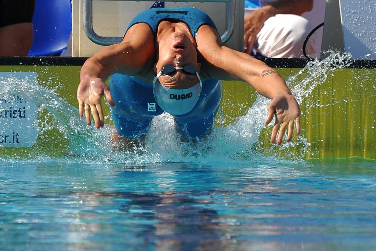 Fede e Filippo coppia di fatto per cercare emozioni nel nuoto