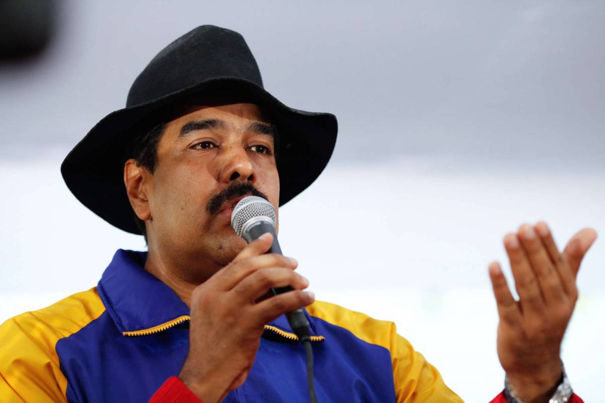 Il preisdente venezuelano Nicolas Maduro