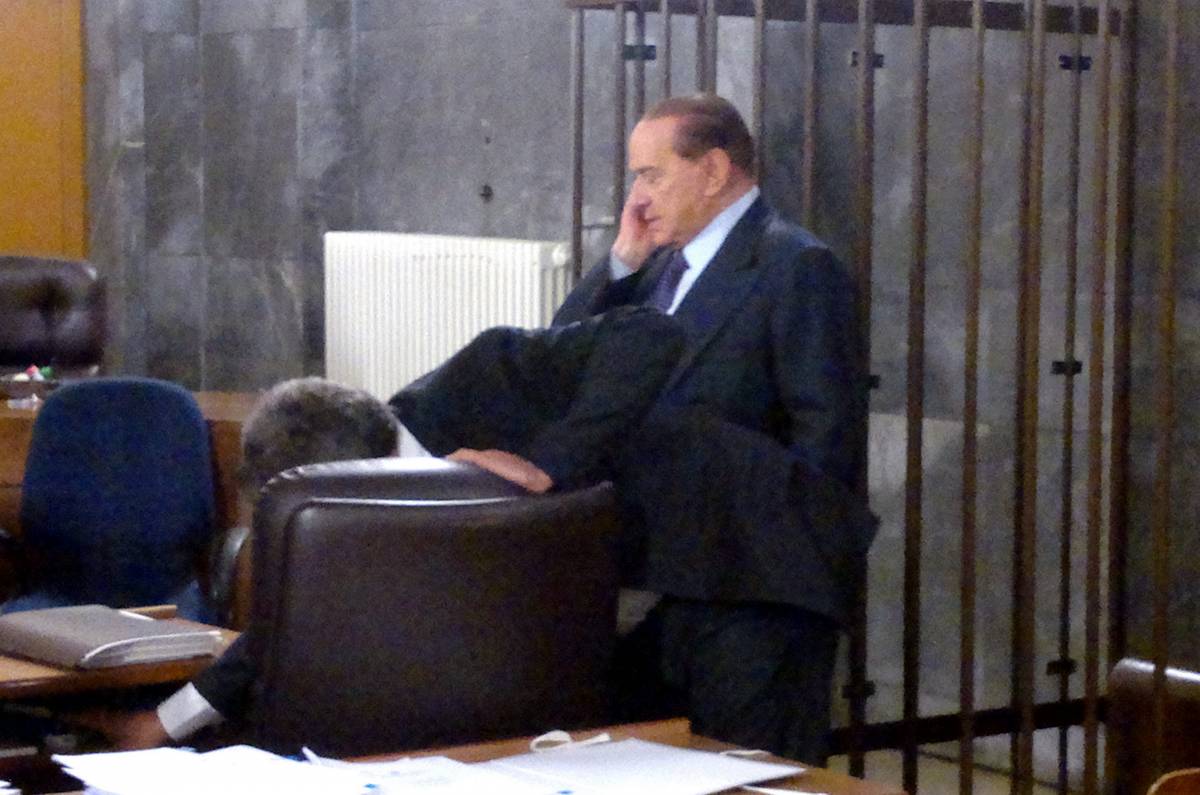 Silvio Berlusconi in Aula per il Rubygate