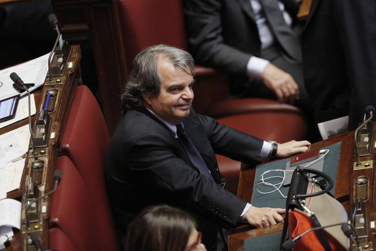 Il capogruppo dei deputati pdl Renato Brunetta alla Camera
