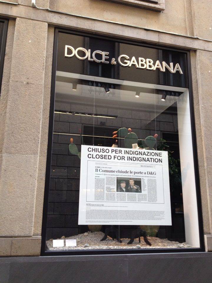 Dolce e Gabbana chiudono i negozi in faccia a Pisapia