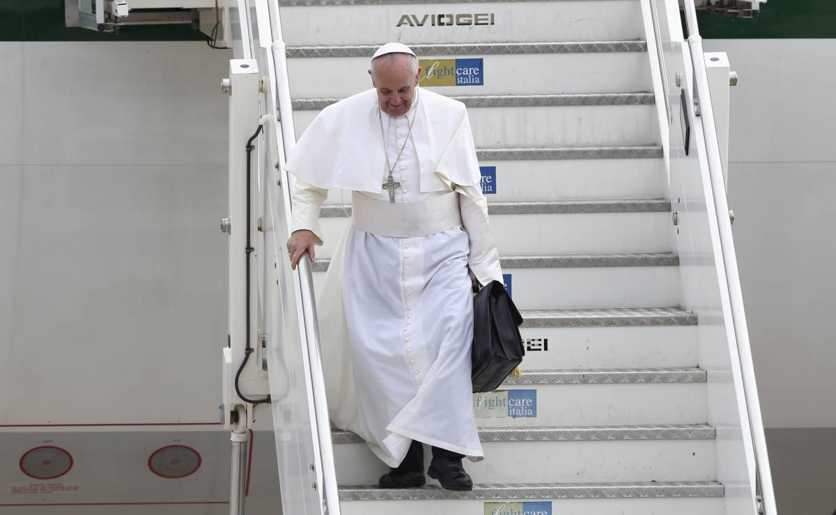 Papa Francesco rientrato in Italia