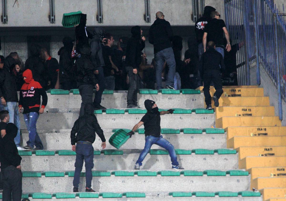 Verona-Milan, incidenti tra tifoserie Arrestati due ultrà