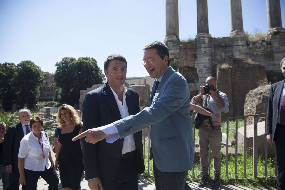 I doni di Renzi e Marino alla cupola