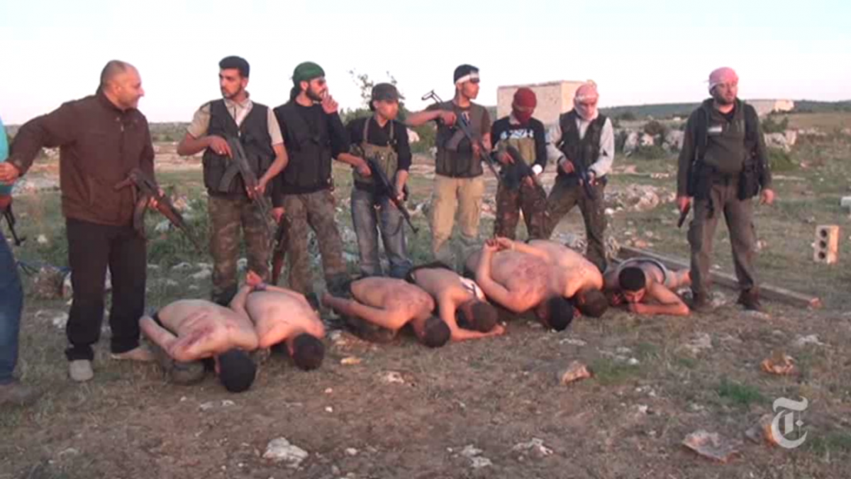 New York Times, Siria: in un video l'esecuzione di sette militari lealisti