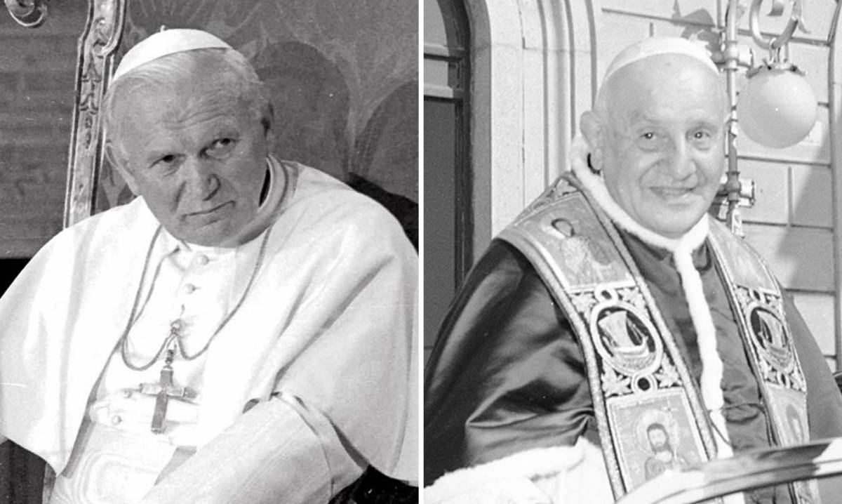 Roncalli e Wojtyla, un milione di fedeli per la santificazione 
