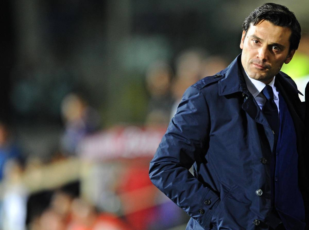 L'allenatore della Fiorentina, Vincenzo Montella