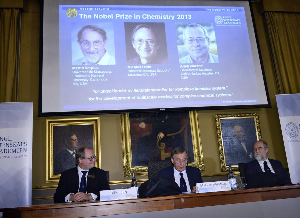 Il Nobel per la chimica va ai teorici delle reazioni chimiche complesse