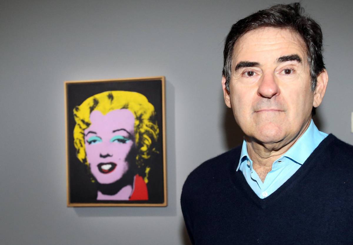 Peter Brant, collezionista d'arte e curatore della mostra "Warhol"