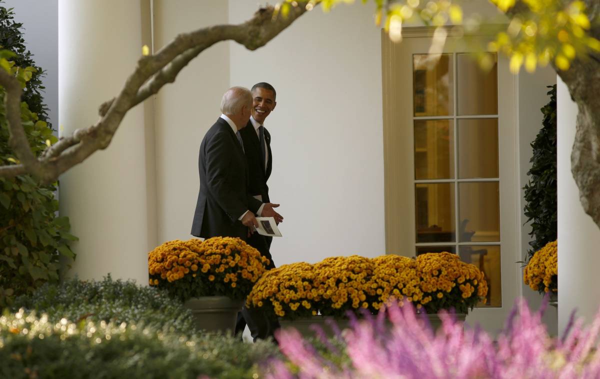 Il presidente Usa Barack Obama e il vicepresidente Joe Biden