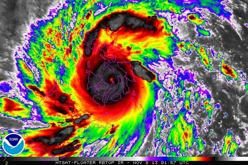 L'incubo del tifone Haiyan si abbatte sulle Filippine