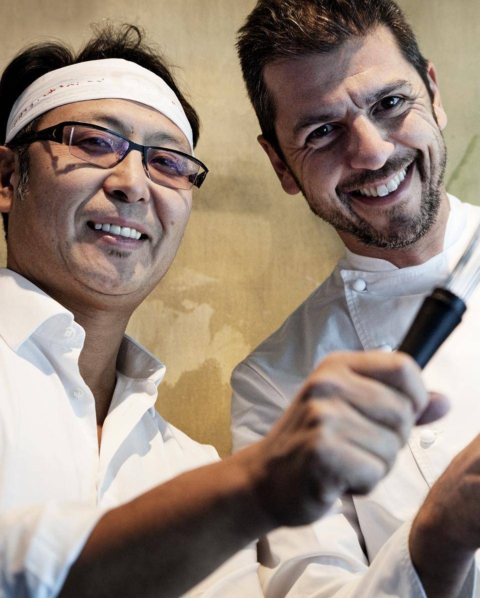 Berton e Okabe, cena a quattro maniDue masterchef al «Finger's»