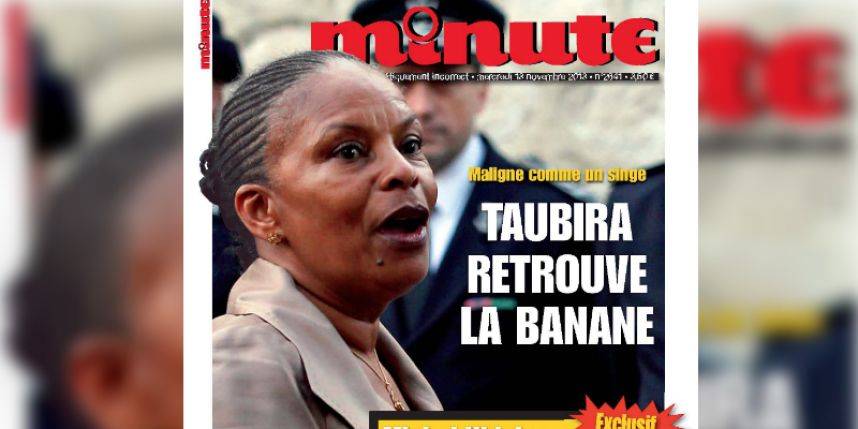 La rivista francese come Calderoli: "Ministra scimmia"