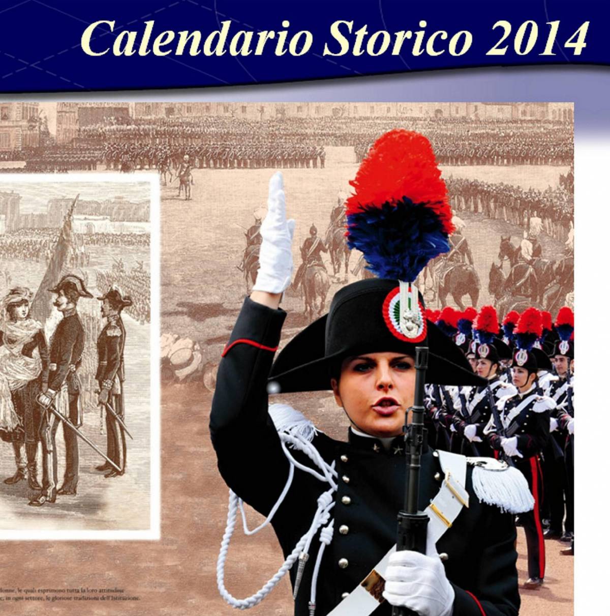 Ecco il calendario del bicentenario dei carabinieriPresentato in  via Moscova