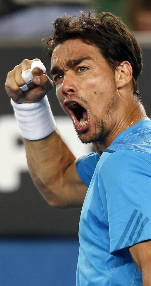 Fognini trova Djokovic Pennetta ok