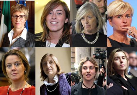 Chi sono gli otto ministri donna del governo guidato da Matteo Renzi