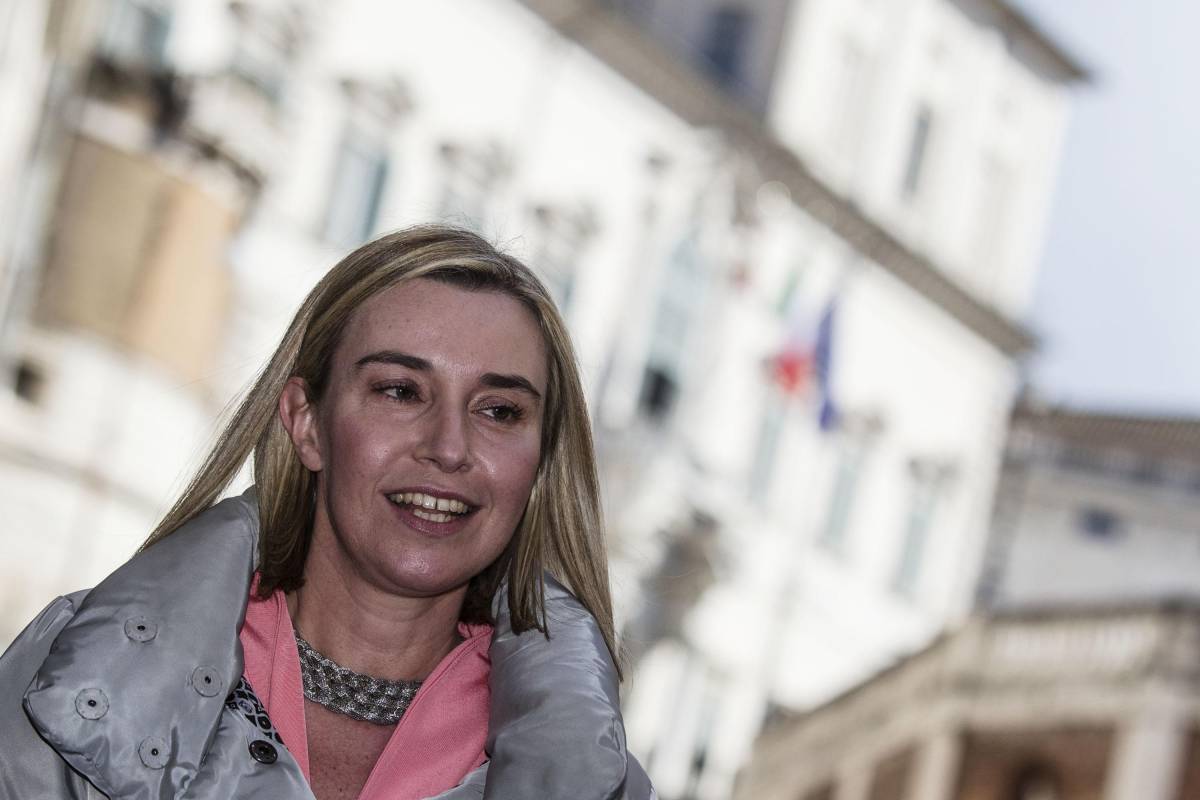 Il ministro degli Esteri Federica Mogherini