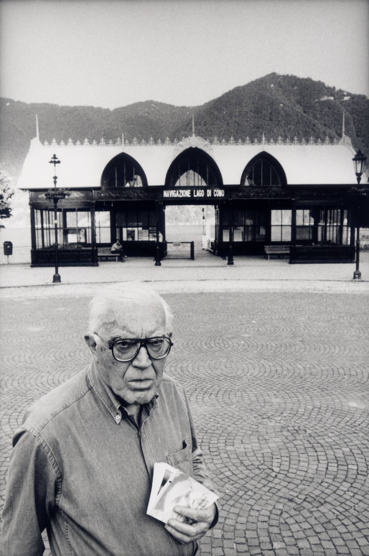 Lo scrittore Giancarlo Vigorelli (1913-2005)