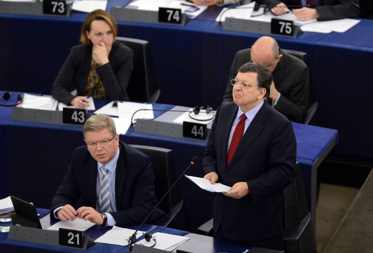 Barroso al parlamento europeo