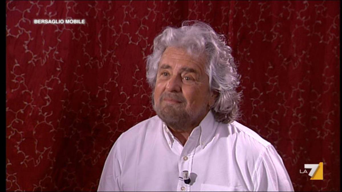 Grillo torna in televisione e se la prende con tutti