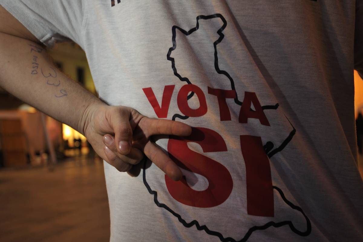 Plebiscito per la secessione: nove su dieci mollano l'Italia