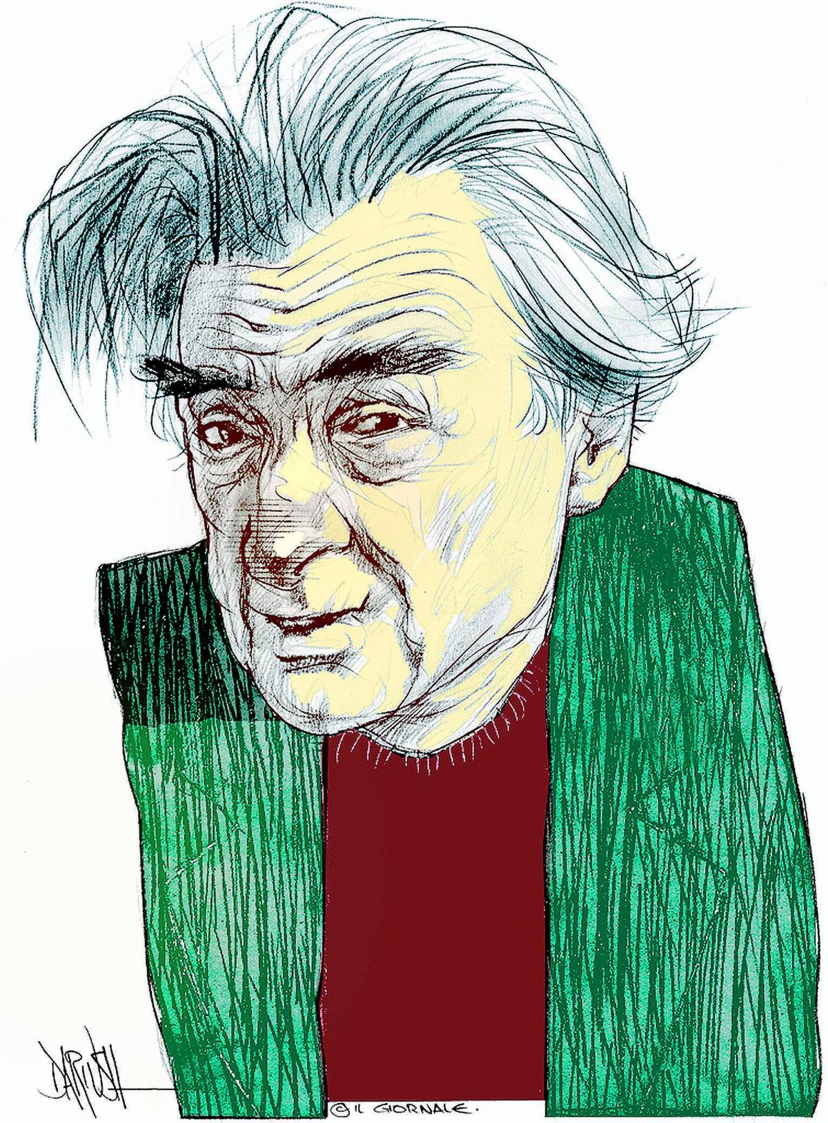 Emil Cioran (1911-1995) visto dal disegnatore Dariush Radpour
