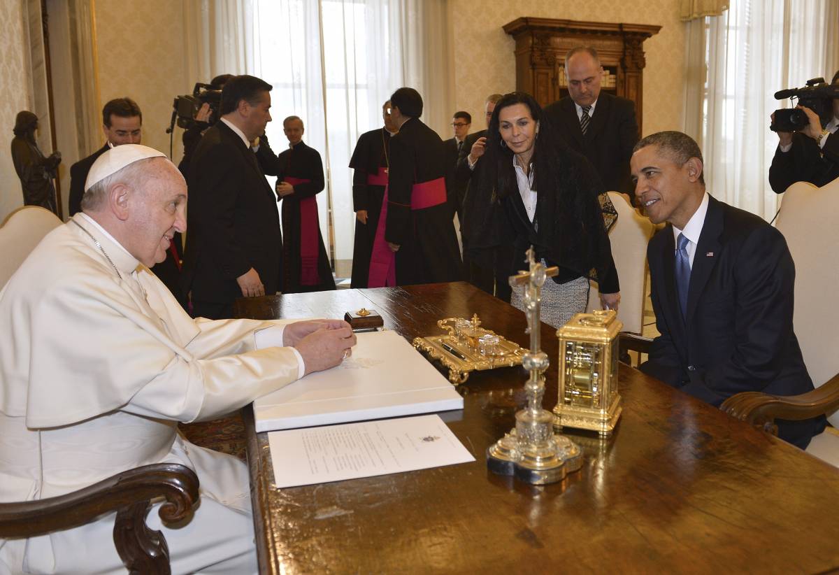 Obama dal Papa: "Meraviglioso incontrarla"