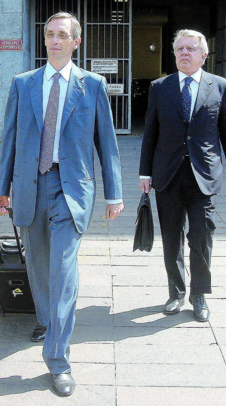 Niccolò Ghedini e Piero Longo, avvocati di Berlusconi
